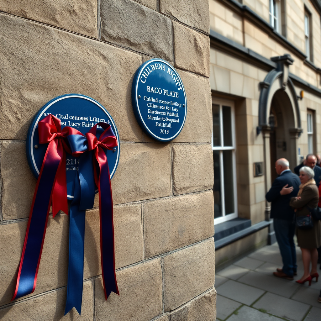 Blue plaque unveiled in memory of baroness and campaigner